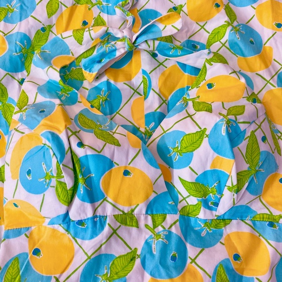 COPY - Lilly Pulitzer Lemon Print Halter Mini Dress - Picture 8 of 8